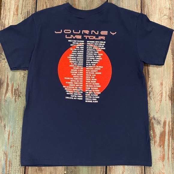 Journey NWT T Shirt, Retro Live Tour Concerts, Men’s, Navy Blue, Medium - Picture 7 of 7
